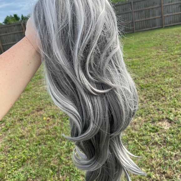 Webster Wigs – Limited Edition Lace Front Wig (Silver/Gray Blend, Unworn) - Picture 1 of 8
